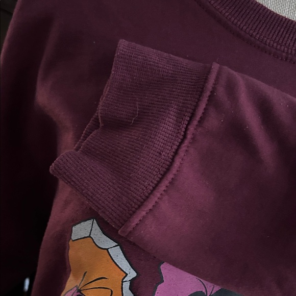 The Flintstones Women's Maroon Sweatshirt - Picture 4 of 5